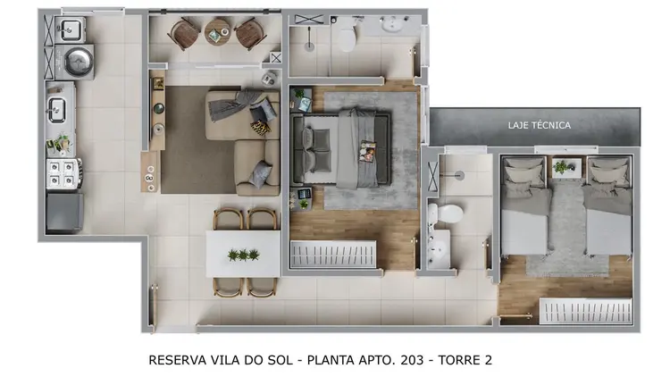 planta apto 203